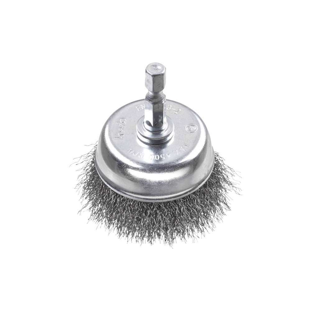 Produktbild för kwb 606230, Koppstålborste, 6 mm, 5 cm, 0,3 mm, Metall, Sten...