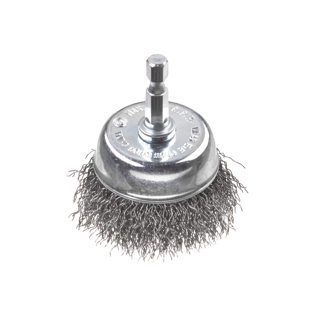 Produktbild för kwb 606230, Koppstålborste, 6 mm, 5 cm, 0,3 mm, Metall, Sten...