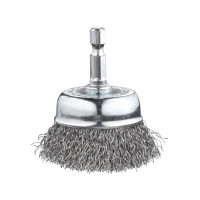 Produktbild för kwb 606230, Koppstålborste, 6 mm, 5 cm, 0,3 mm, Metall, Sten...