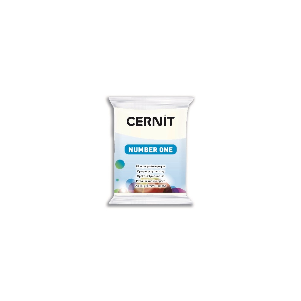 Produktbild för The Clay and Paint Factory Cernit modellera vit ogenomskinli...