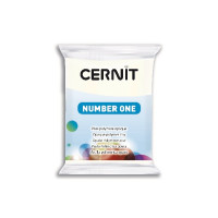 Produktbild för The Clay and Paint Factory Cernit modellera vit ogenomskinli...