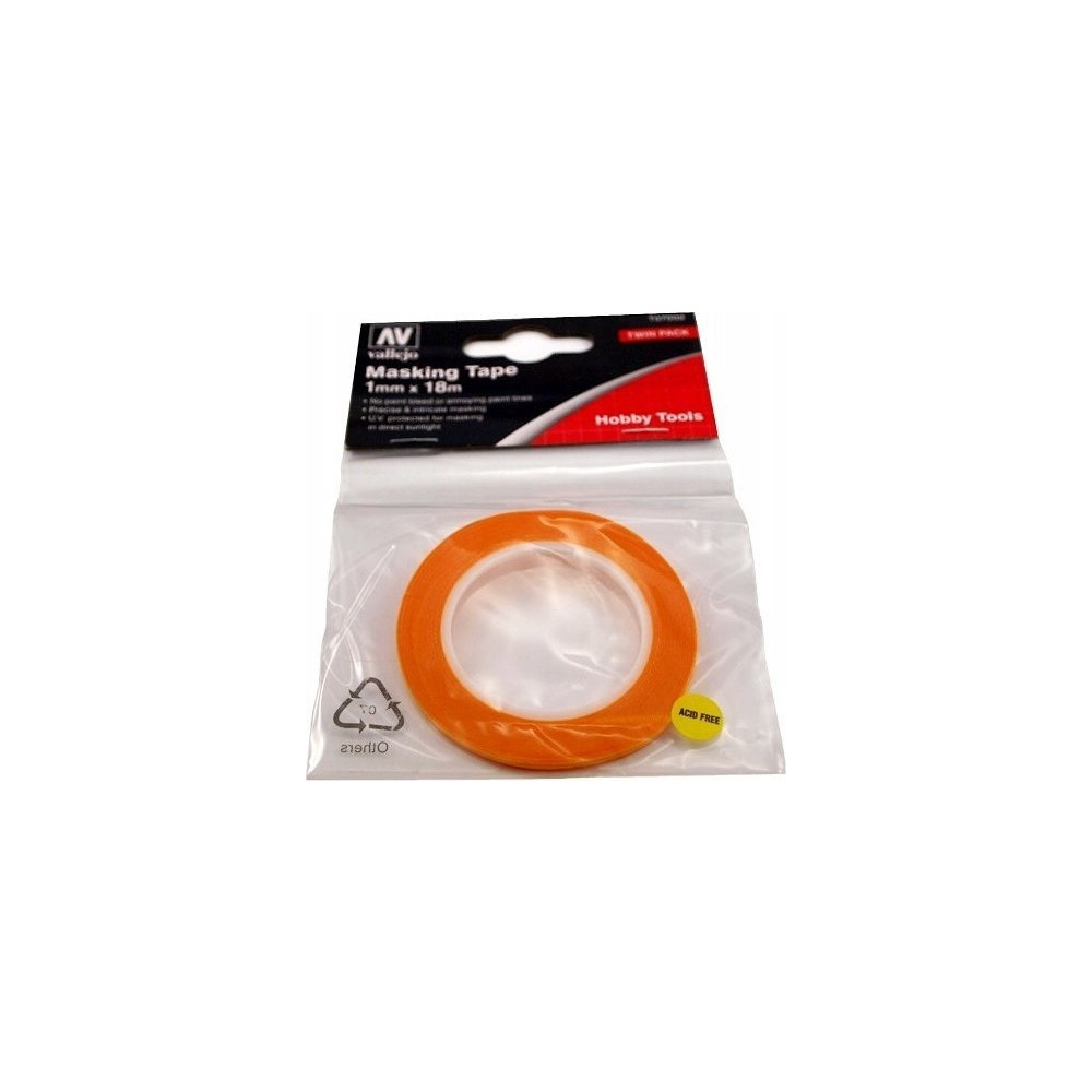 Produktbild för Vallejo T07002, Maskeringstejp för målning, Gul, Plast, Univ...