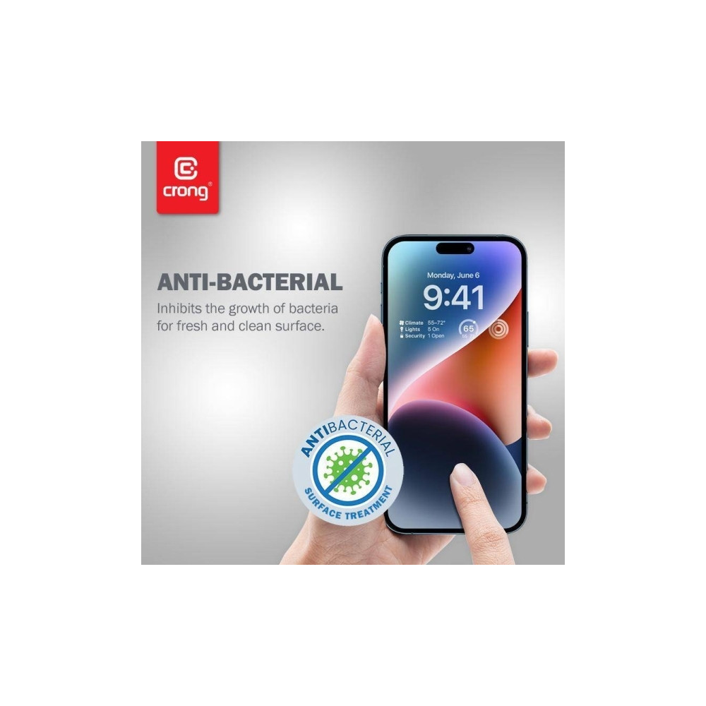 Produktbild för Crong CRG-AB3DAG-IP14P, Apple, iPhone 14 Pro, Torr appliceri...