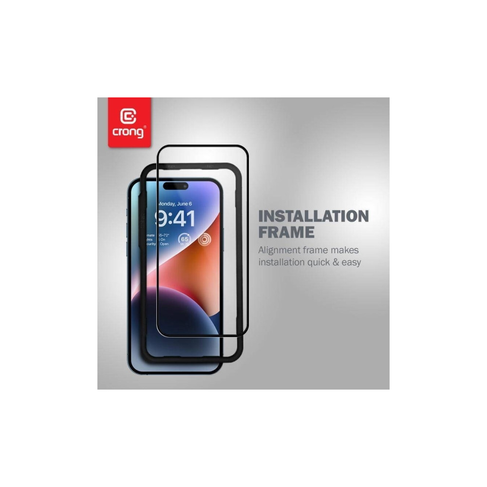 Produktbild för Crong CRG-AB3DAG-IP14P, Apple, iPhone 14 Pro, Torr appliceri...