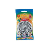 Produktbild för Hama midi pärlor ljusgrå (1000 st)