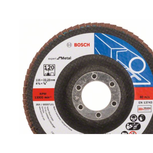 Bosch Powertools Bosch tillbehör 2608607352 lamellslipskiva 115 mm korn 120 s...