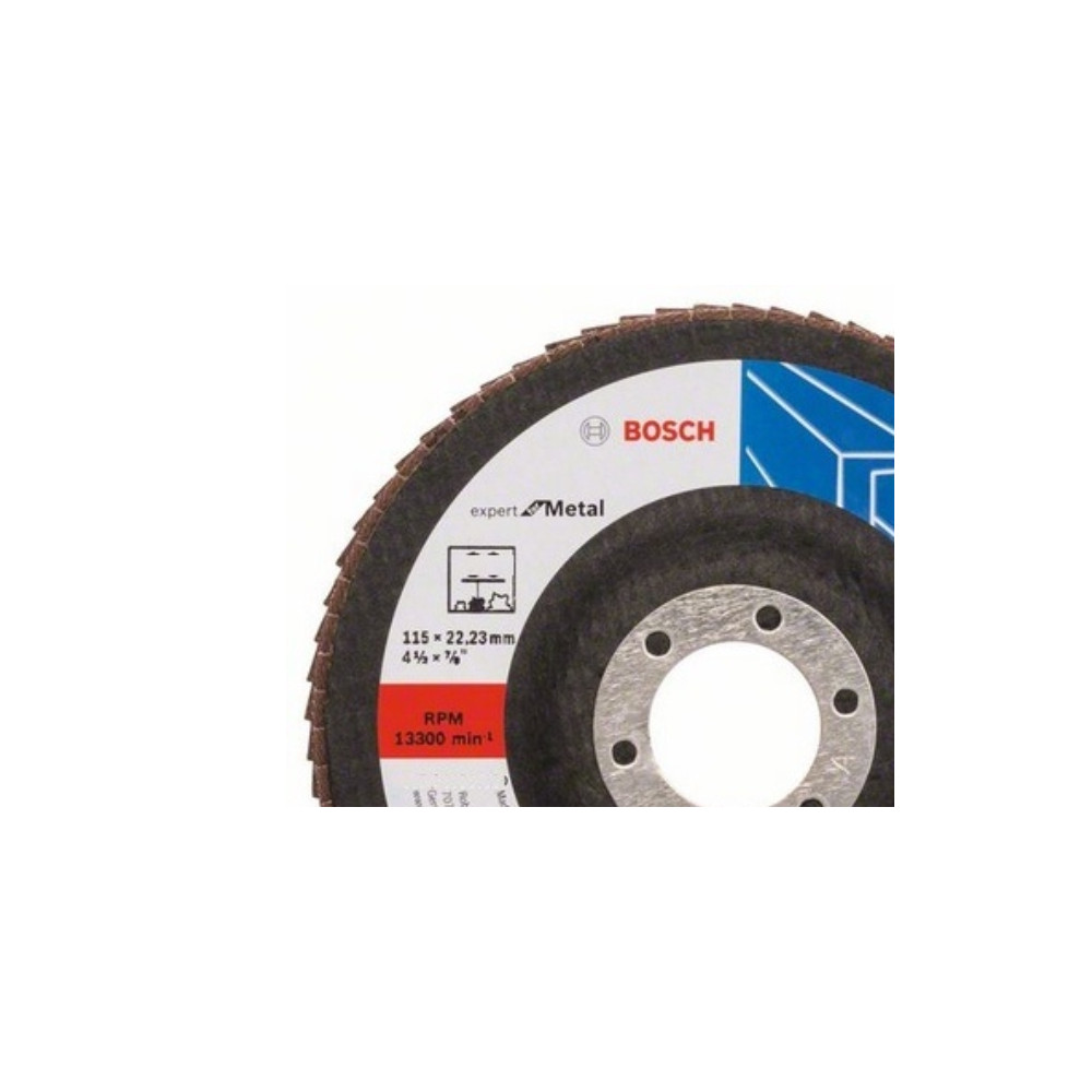 Produktbild för Bosch tillbehör 2608607352 lamellslipskiva 115 mm korn 120 s...