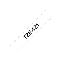 Produktbild för Brother TZe-121 - bandlaminat - 1 kassett(er) - Rulle (0,9 cm x 8 m)