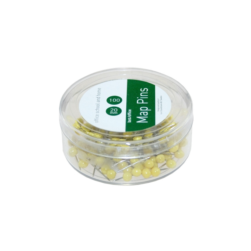Produktbild för Stift 4 mm x 20 mm gul