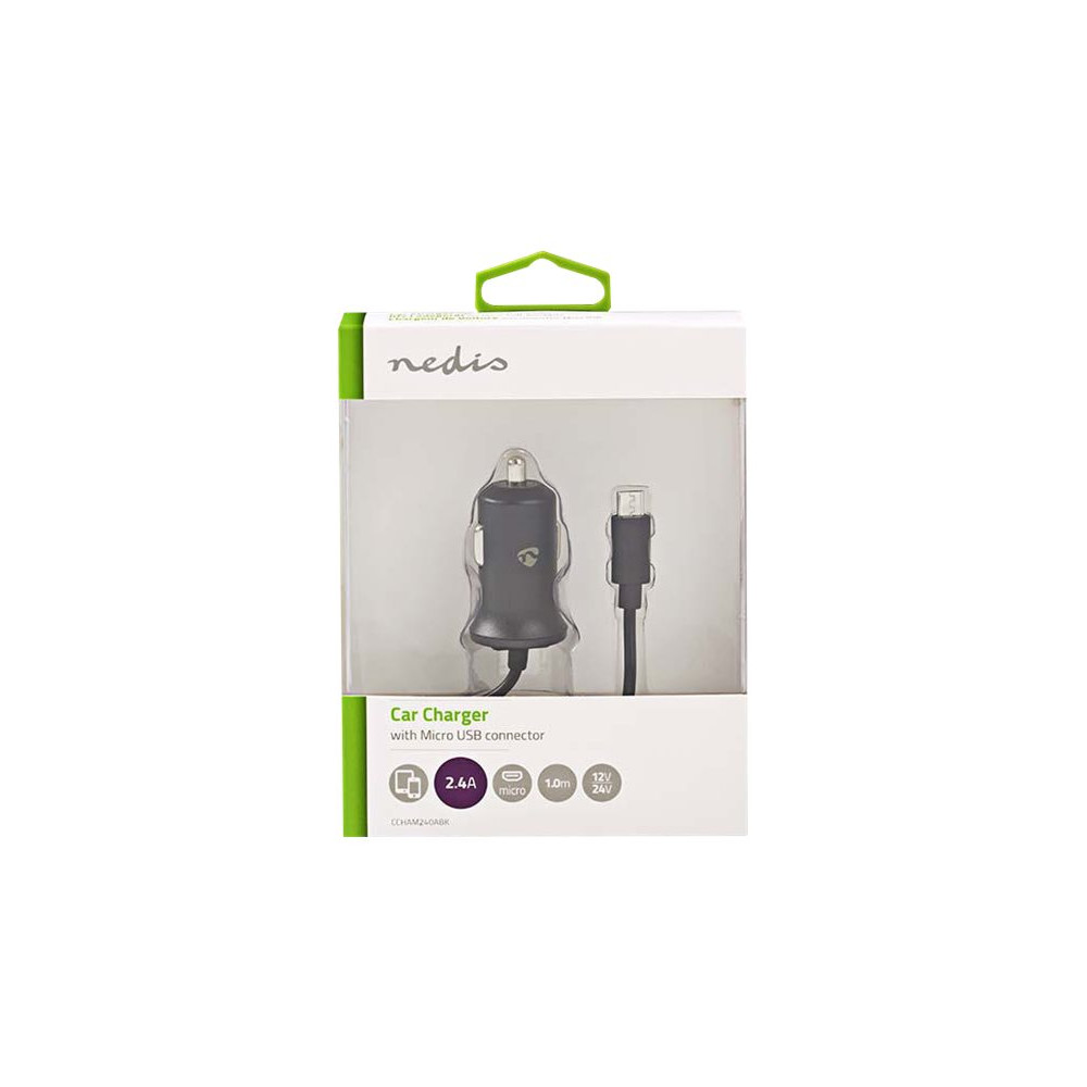 Produktbild för Nedis strömadapter för bil - mikro-USB typ B