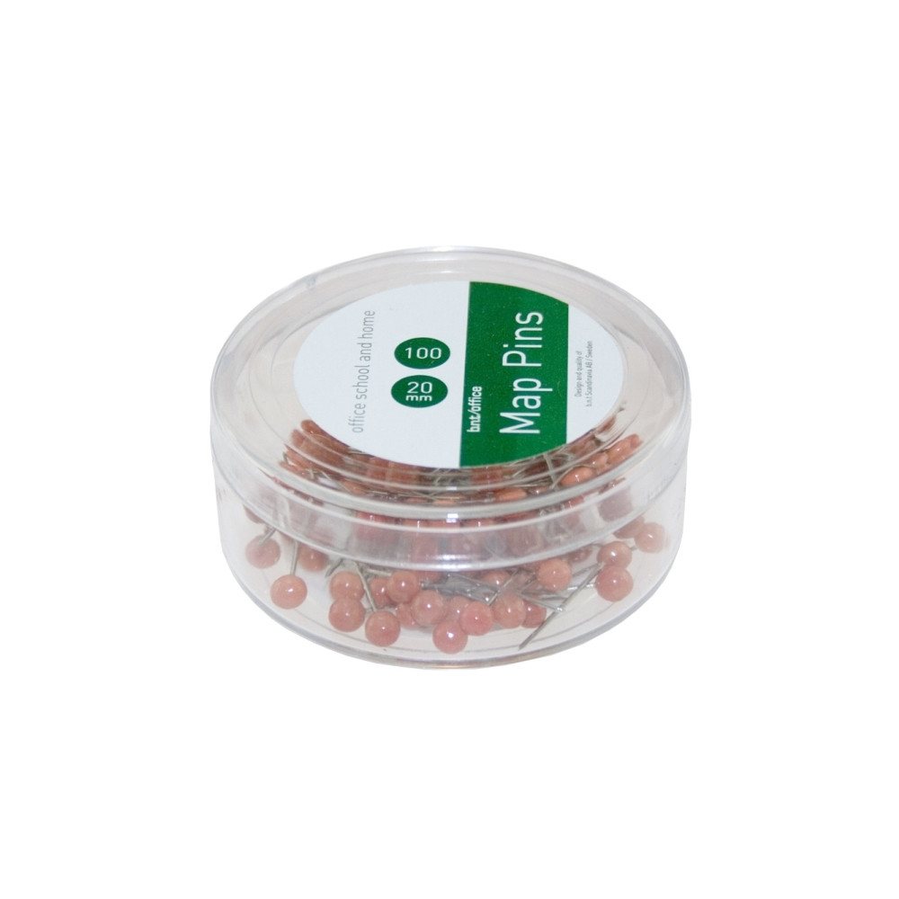 Produktbild för Kortnåle 4 mm x 20 mm rød