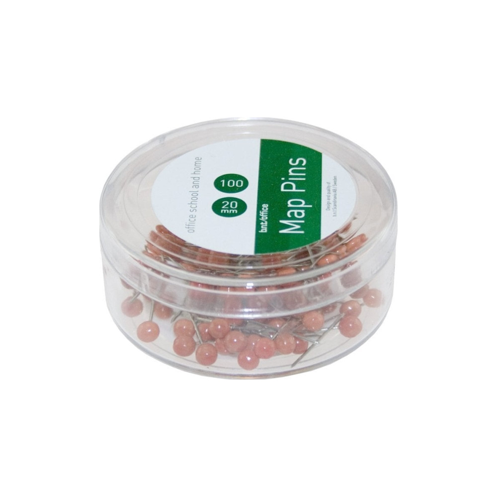 Produktbild för Kortnåle 4 mm x 20 mm rød