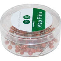 Produktbild för Kortnåle 4 mm x 20 mm rød
