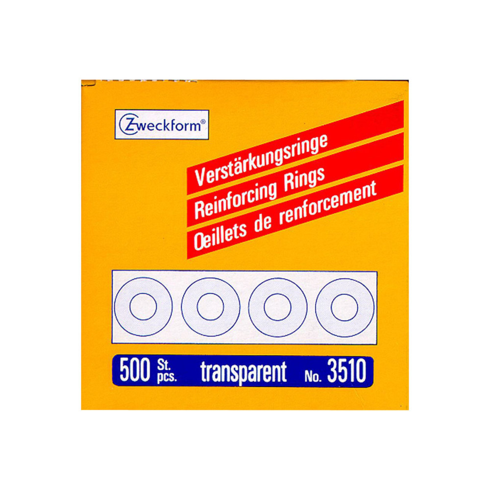 Produktbild för Avery Zweckform - förstärkningsring - transparent (paket om 500)