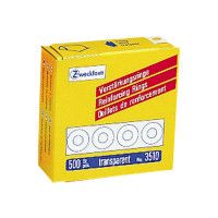 Produktbild för Avery Zweckform - förstärkningsring - transparent (paket om 500)