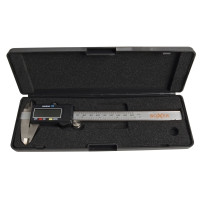 Produktbild för Boxer digital skjutmått med LCD-display 0–150 mm rostfritt s...
