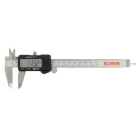 Produktbild för Boxer digital skjutmått med LCD-display 0–150 mm rostfritt s...