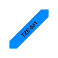 Produktbild för Brother TZe-531 - bandlaminat - 1 kassett(er) - Rulle (1,2 cm x 8 m)