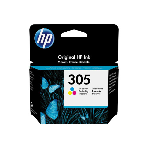HP HP 305 - färg (cyan, magenta, gul) - original - bläckpatron