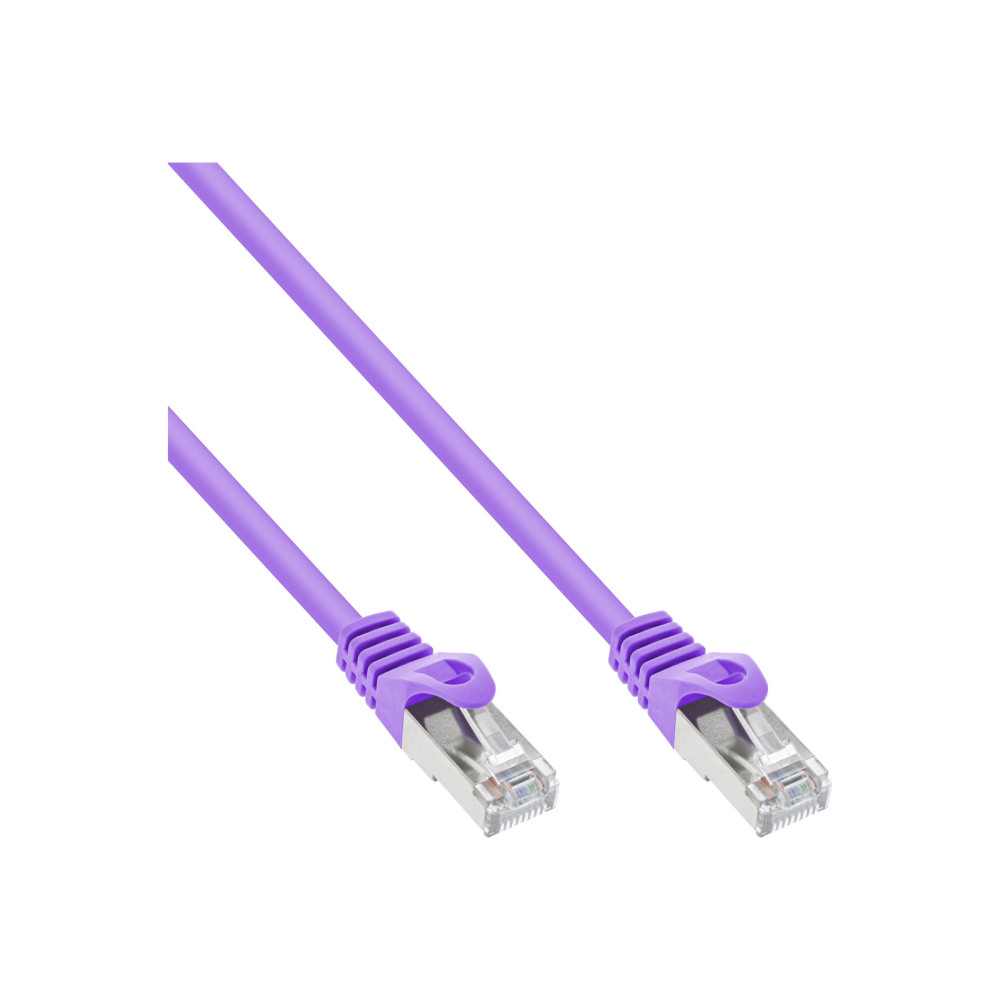 Produktbild för InLine patch-kabel - 10 m - lila