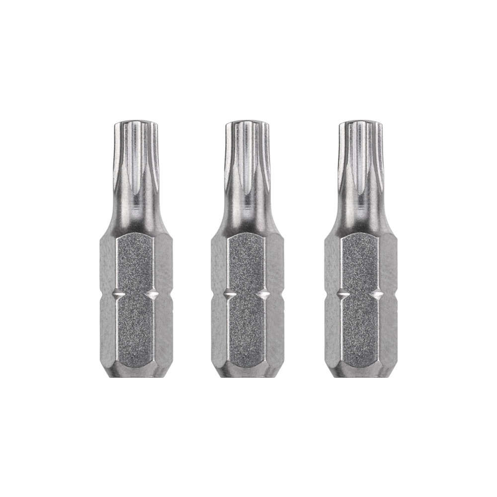 Produktbild för kwb 121240, 3 styck, Torx, T40, Stål, 25 mm, 25,4 / 4 mm (1...