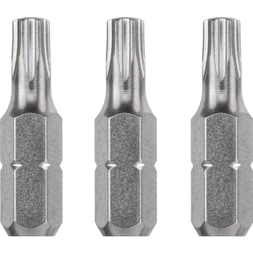kwb kwb 121240, 3 styck, Torx, T40, Stål, 25 mm, 25,4 / 4 mm (1...