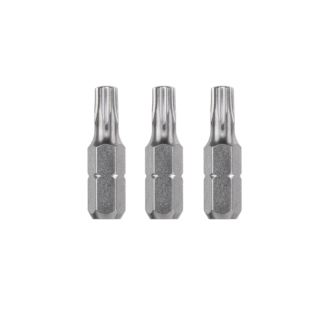 Produktbild för kwb 121240, 3 styck, Torx, T40, Stål, 25 mm, 25,4 / 4 mm (1...