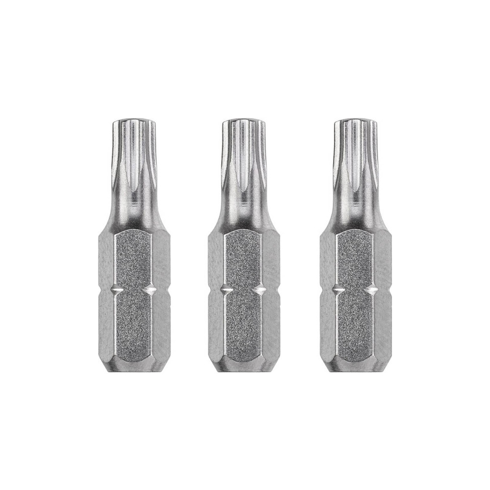 Produktbild för kwb 121240, 3 styck, Torx, T40, Stål, 25 mm, 25,4 / 4 mm (1...