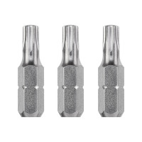 Produktbild för kwb 121240, 3 styck, Torx, T40, Stål, 25 mm, 25,4 / 4 mm (1...