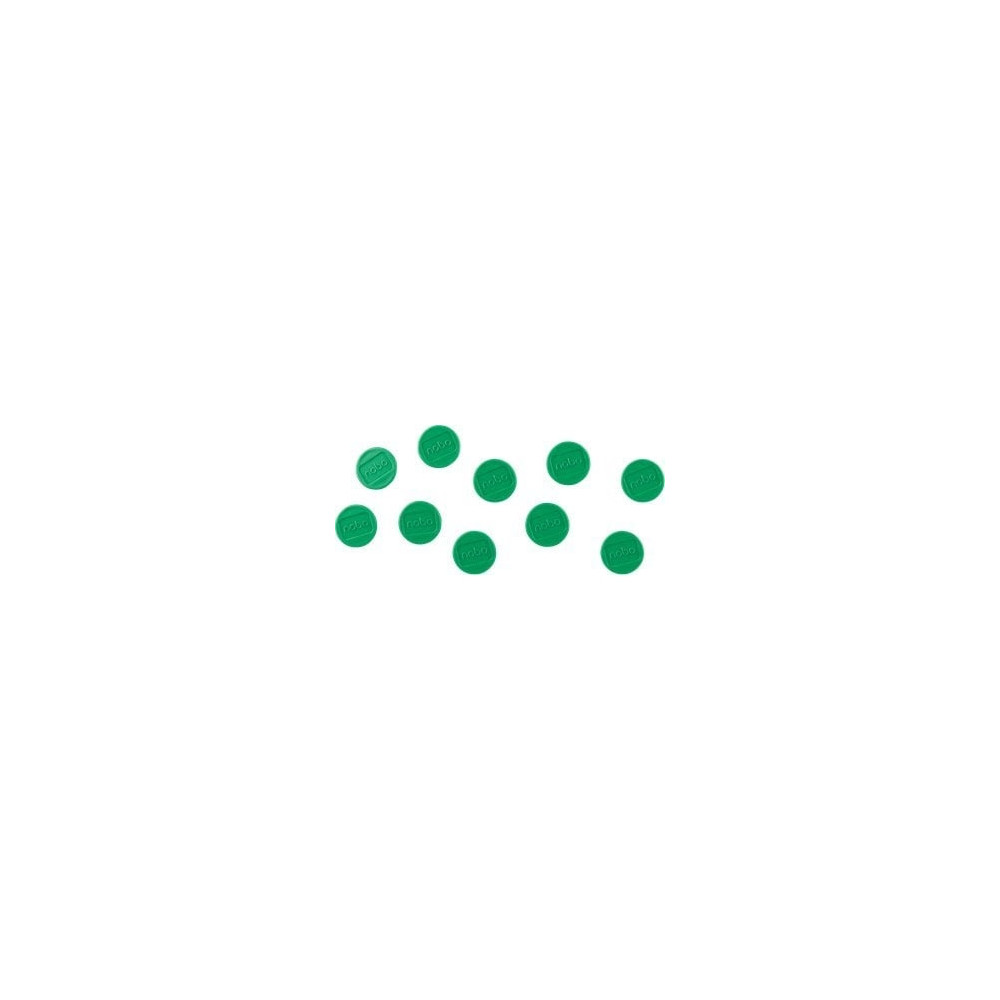 Produktbild för Nobo Magnetiska Whiteboardmagneter 10-Pack 24 mm Färgade Mag...