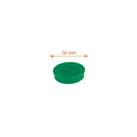 Produktbild för Nobo magnetiska whiteboardmagneter 10-pack 32 mm färgade mag...