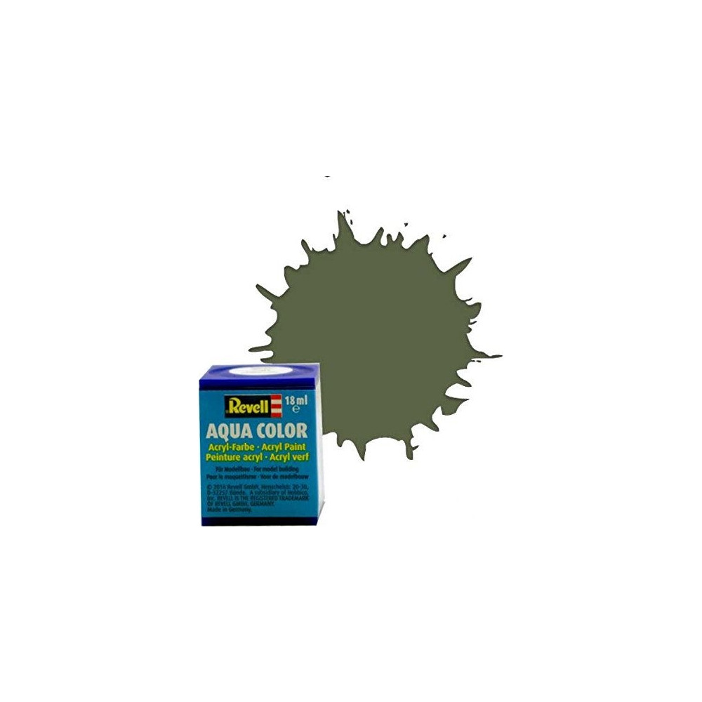 Produktbild för Revell 36361 Aquafärg olivgrön (silkesmatt) färgkod: 361 RAL...
