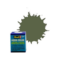 Produktbild för Revell 36361 Aquafärg olivgrön (silkesmatt) färgkod: 361 RAL...
