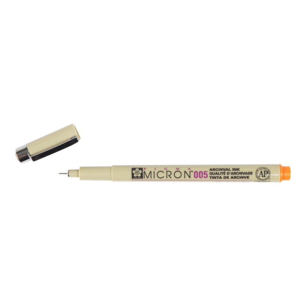Produktbild för Sakura Pigma Micron - fineliner - orange