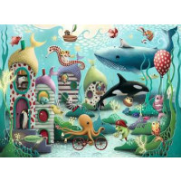 Produktbild för Ravensburger Underwater Wonders XXL, 100 styck, Undervatten,...