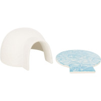 Produktbild för TRIXIE 63014, Hamster, Mus, Vit, 1 styck, 130 mm, 150 mm, 90...