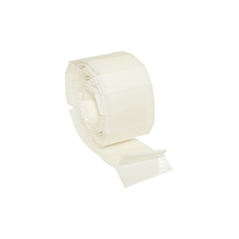 Produktbild för Klæbepuder BNT hvide 25x12x1 mm i praktisk dispenser