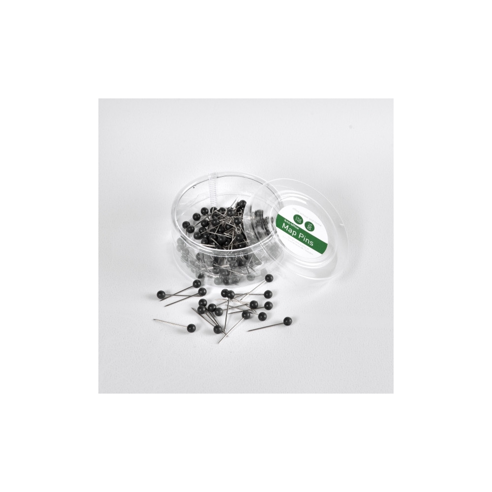Produktbild för Kortnålar 4mmx20mm svart 100 st/pack