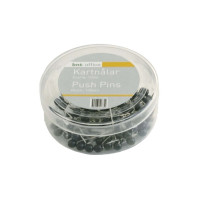 Produktbild för Kortnålar 4mmx20mm svart 100 st/pack