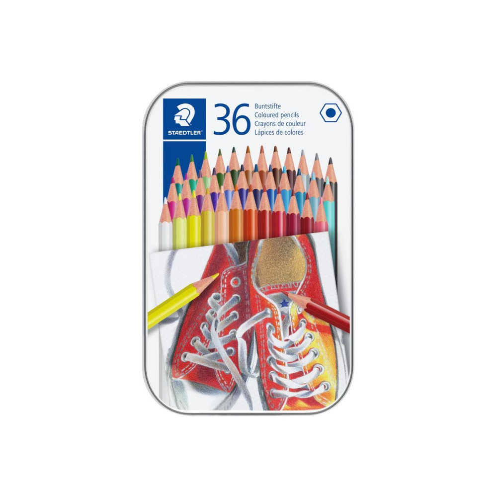 Produktbild för STAEDTLER 175 - färgpenna - blandfärger (paket om 36)