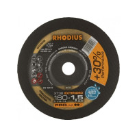 Produktbild för Rhodius XT38 205701 Skärskiva rak 180 mm 22,23 mm 1 st Rostf...