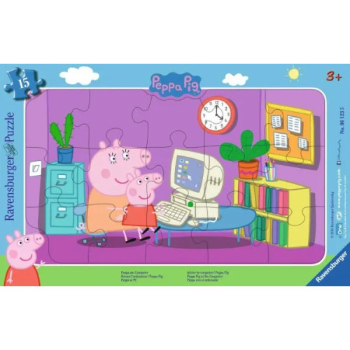 Ravensburger Ravensburger Peppa In Front Of The Computer