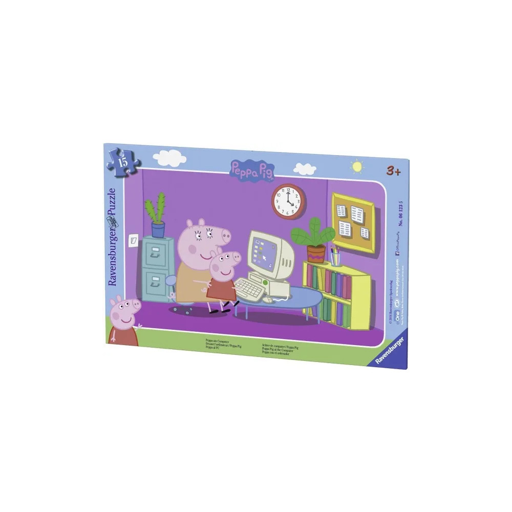 Produktbild för Ravensburger Peppa In Front Of The Computer