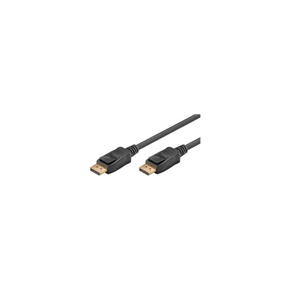 Produktbild för Goobay 74743, 1 m, DisplayPort, DisplayPort, Hankoppling, Ha...