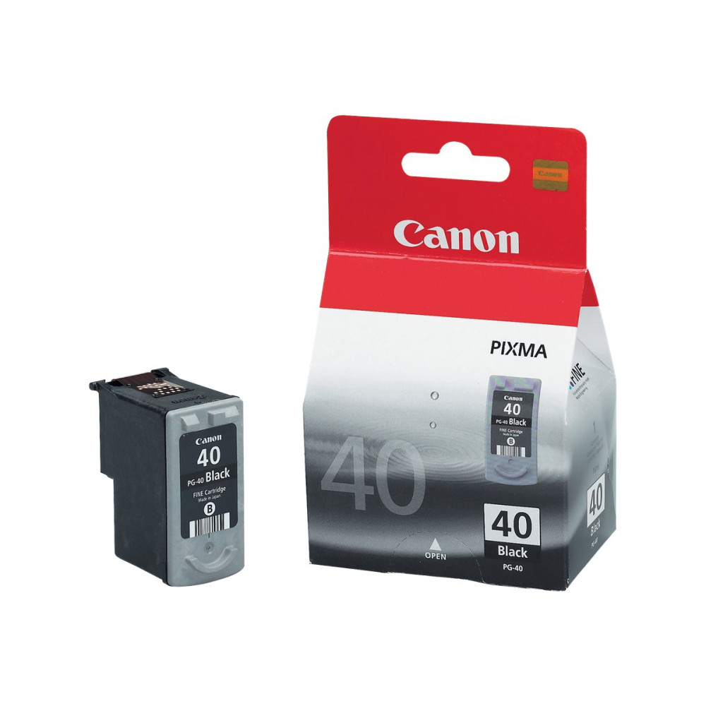 Produktbild för Canon PG-40BK - Lång livslängd - svartfärgad - original - bläckpatron