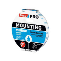 Produktbild för tesa Mounting PRO spegelmonteringsband 66952-00002-00 10 m x...