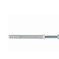 Produktbild för Fischer 050358, Nylon, Vit, Stjärnskruvmejsel, PZ3, 8 cm, 8...