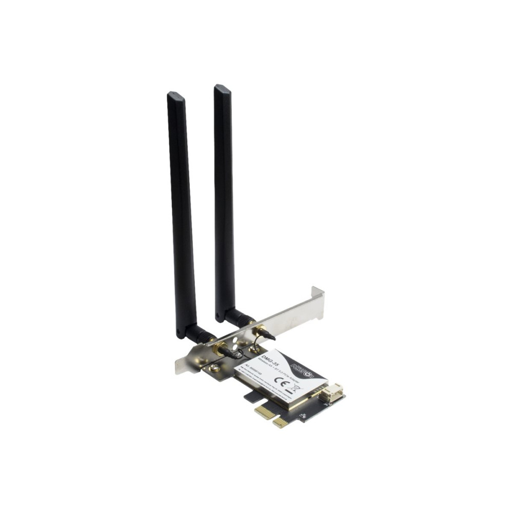 Produktbild för Inter-Tech DMG-35 - nätverksadapter - PCI Express x1