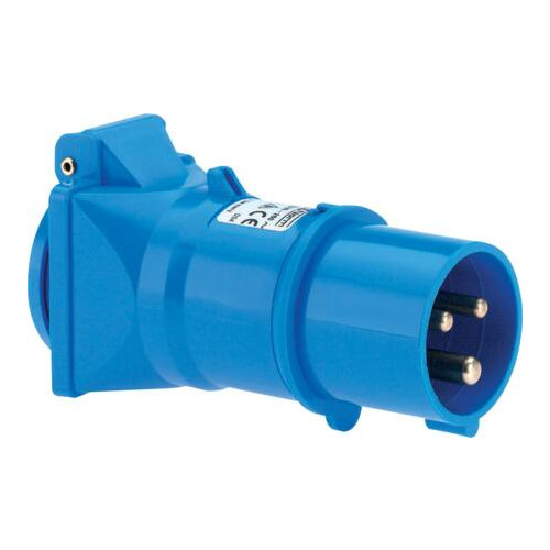 BALS BALS CEE-adapter/övergång Han: CEE 6H 16A 3-pol 230V, Hon: s...