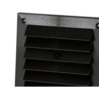 Produktbild för FRESH murninggaller 150x150 mm svart plast (för modul-, mur-...
